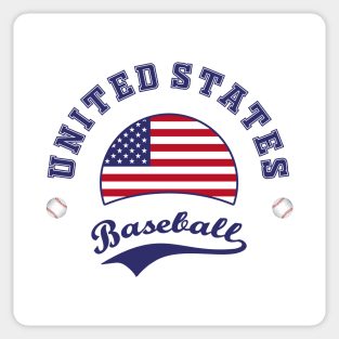 USA Baseball Sticker